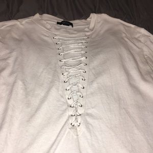 white cross shirt